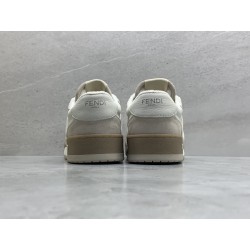 GT Fendi Match White Suede Low Tops 7E1493AHH2F1FHS