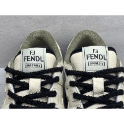 GT Fendi Match Black Suede Low Tops 7E1493AHH2F1FZB