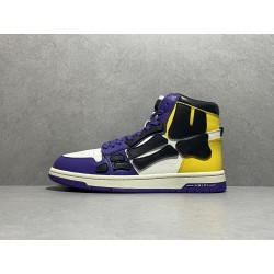 GT Amiri Skel High Top Gold Purple Laker