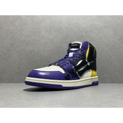 GT Amiri Skel High Top Gold Purple Laker