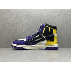 GT Amiri Skel High Top Gold Purple Laker