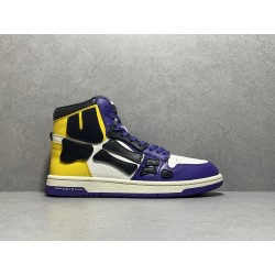 GT Amiri Skel High Top Gold Purple Laker