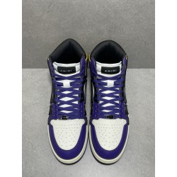 GT Amiri Skel High Top Gold Purple Laker