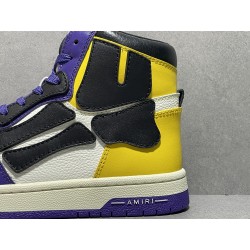 GT Amiri Skel High Top Gold Purple Laker