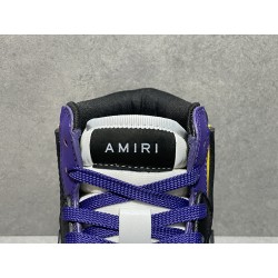 GT Amiri Skel High Top Gold Purple Laker