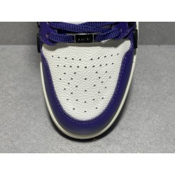 GT Amiri Skel High Top Gold Purple Laker