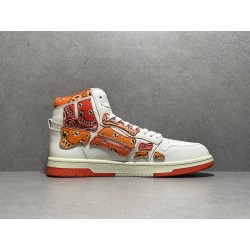 GT Amiri Skel High Top Orange Bandana