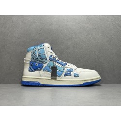 GT Amiri Skel High Top Blue Bandana