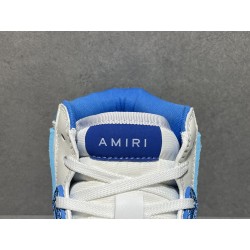 GT Amiri Skel High Top Blue Bandana