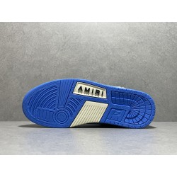 GT Amiri Skel High Top Blue Bandana