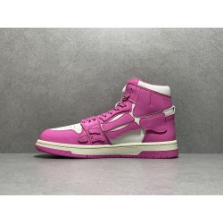 GT Amiri Skel High Top Pink White MFS002