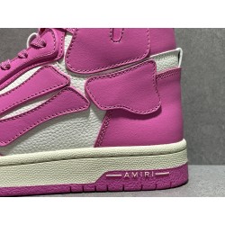 GT Amiri Skel High Top Pink White MFS002