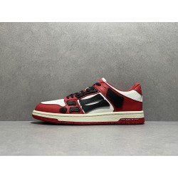 GT Amiri Skel Top low White Red Chicago