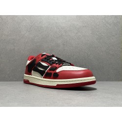 GT Amiri Skel Top low White Red Chicago