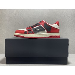 GT Amiri Skel Top low White Red Chicago