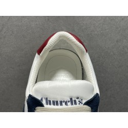 GT Church's Dalton Sneaker Beige Blue Red