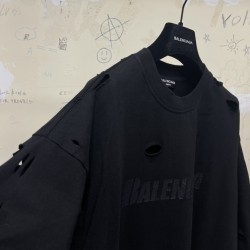 GT Balenciaga Destroyed Flatground Black Tee