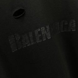 GT Balenciaga Destroyed Flatground Black Tee