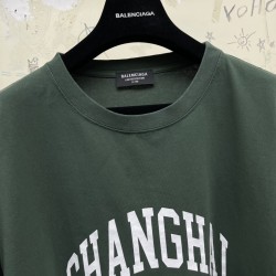 GT Balenciaga Cities Shanghai Green Tee