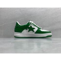 GT A Bathing Ape Bape Sta Sta Low Green White 001FWH701001_GRN_A