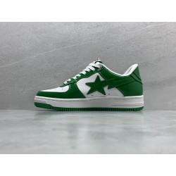 GT A Bathing Ape Bape Sta Sta Low Green White 001FWH701001_GRN_A