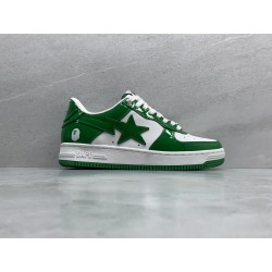 GT A Bathing Ape Bape Sta Sta Low Green White 001FWH701001_GRN_A