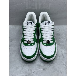 GT A Bathing Ape Bape Sta Sta Low Green White 001FWH701001_GRN_A