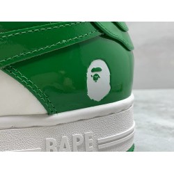 GT A Bathing Ape Bape Sta Sta Low Green White 001FWH701001_GRN_A