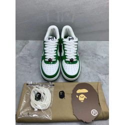 GT A Bathing Ape Bape Sta Sta Low Green White 001FWH701001_GRN_A