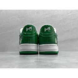 GT A Bathing Ape Bape Sta Sta Low Green White 001FWH701001_GRN_A