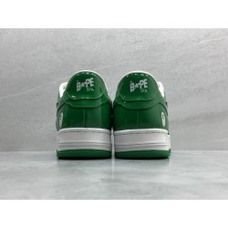 GT A Bathing Ape Bape Sta Sta Low Green White 001FWH701001_GRN_A