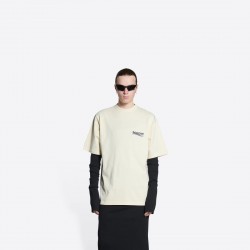 GT Balenciaga Coke Political Campaign Off white Tee 641675TKVJ18962