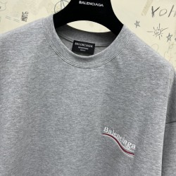 GT Balenciaga Coke Political Campaign Grey Tee 641675TKVJ11379