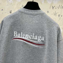 GT Balenciaga Coke Political Campaign Grey Tee 641675TKVJ11379