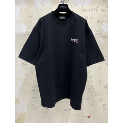 GT Balenciaga Coke Political Campaign Black Tee 641675TKVJ11070