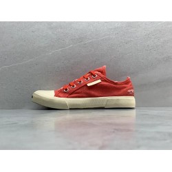 GT Balenciaga Paris Low Top Red Destroyed Cotton 688758W3RC16091