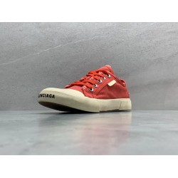 GT Balenciaga Paris Low Top Red Destroyed Cotton 688758W3RC16091