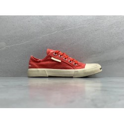 GT Balenciaga Paris Low Top Red Destroyed Cotton 688758W3RC16091