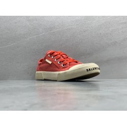 GT Balenciaga Paris Low Top Red Destroyed Cotton 688758W3RC16091