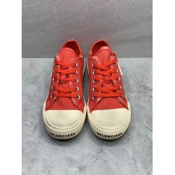 GT Balenciaga Paris Low Top Red Destroyed Cotton 688758W3RC16091