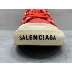 GT Balenciaga Paris Low Top Red Destroyed Cotton 688758W3RC16091