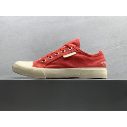 GT Balenciaga Paris Low Top Red Destroyed Cotton 688758W3RC16091