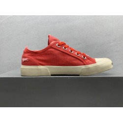 GT Balenciaga Paris Low Top Red Destroyed Cotton 688758W3RC16091