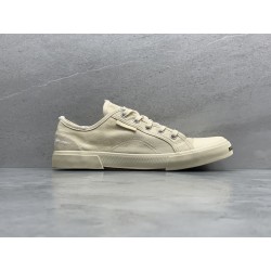 GT Balenciaga Paris Low Top White Destroyed Cotton 687754W3RC49091 