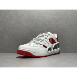 GT Gucci Basket Low White Red