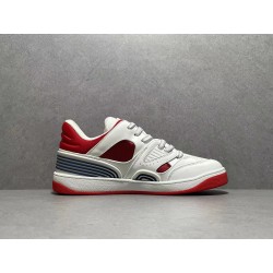 GT Gucci Basket Low White Red