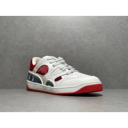 GT Gucci Basket Low White Red