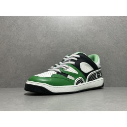 GT Gucci Basket Low White Green Black 697882 2SH90 3760