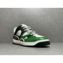 GT Gucci Basket Low White Green Black 697882 2SH90 3760