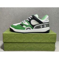 GT Gucci Basket Low White Green Black 697882 2SH90 3760